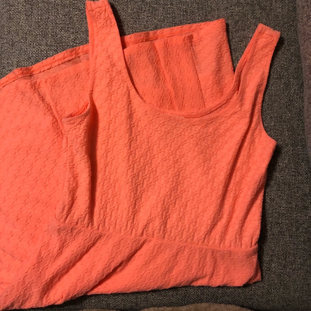 Coral sun dress